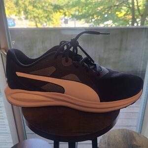 Puma Black and White Running Sneakers